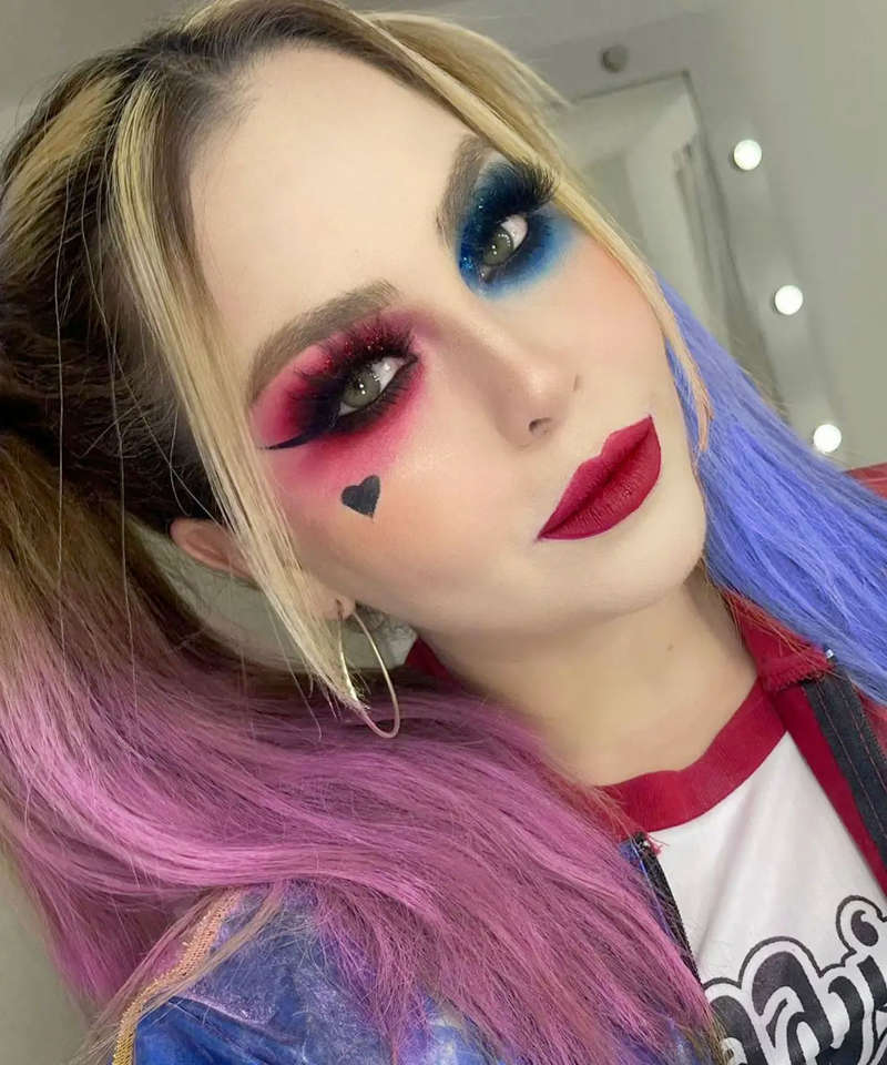 Maquillaje para Halloween: Harley Quinn