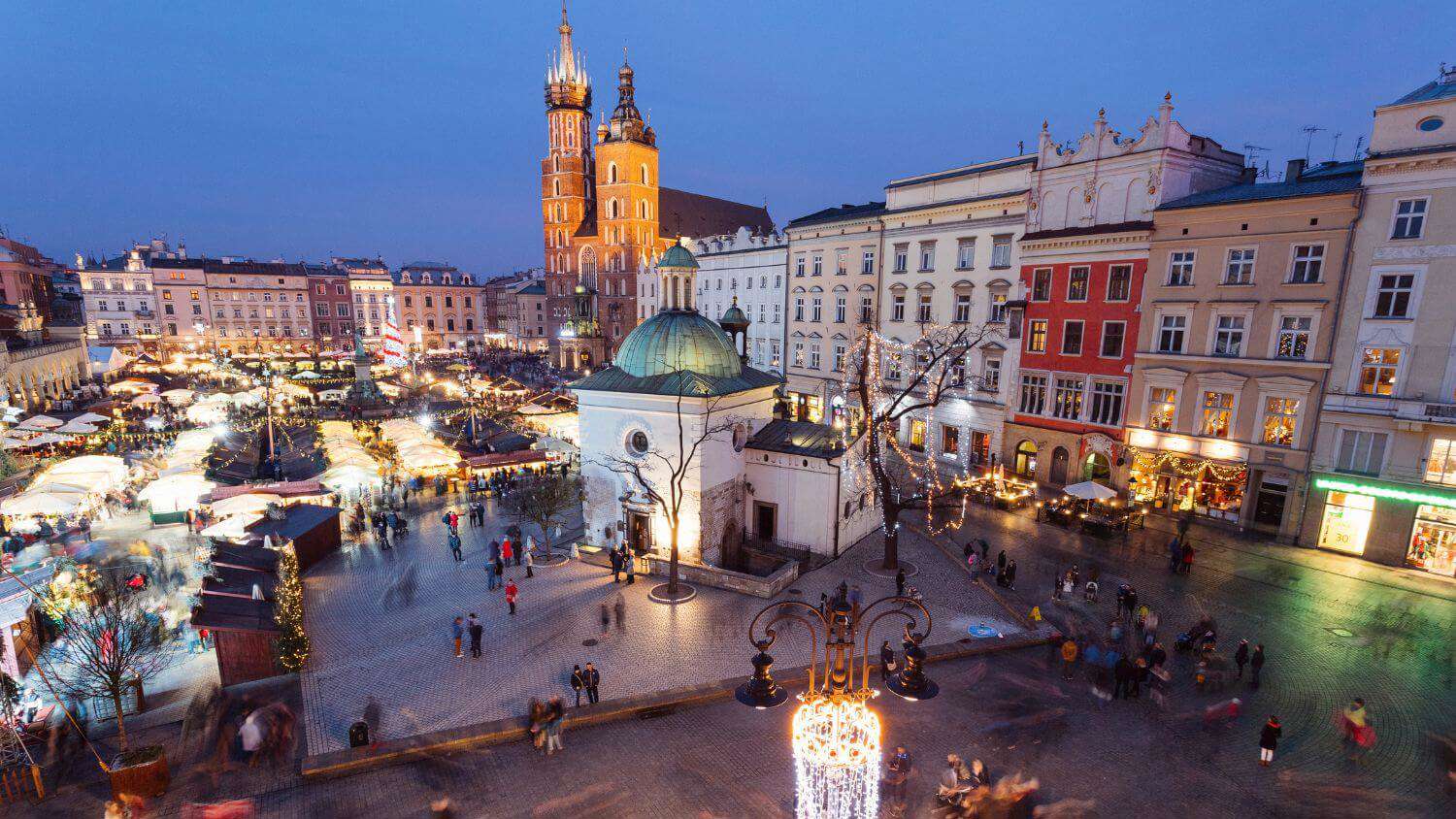 mejores mercadillos de Navidad de Europa Cracovia (Polonia)