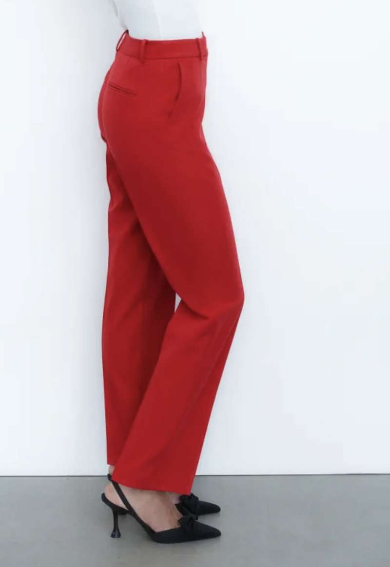 Pantalones rojos H&M